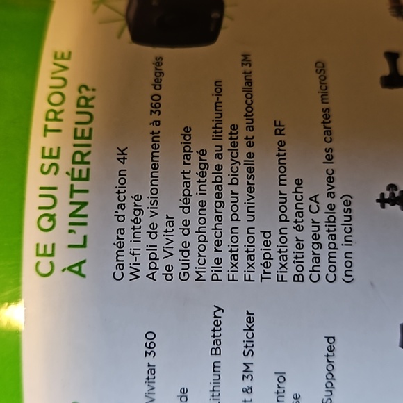 BNIB 360 degree view action camera - Picture 5 of 6